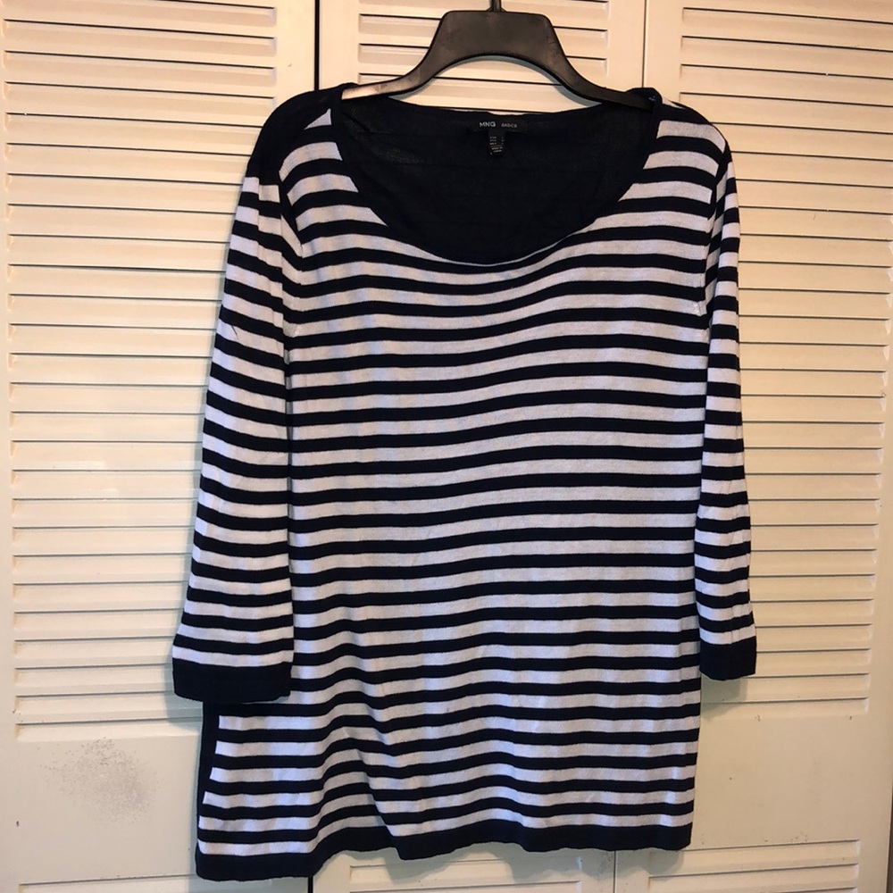 MNG Basics Stripe Quarter Sleeve